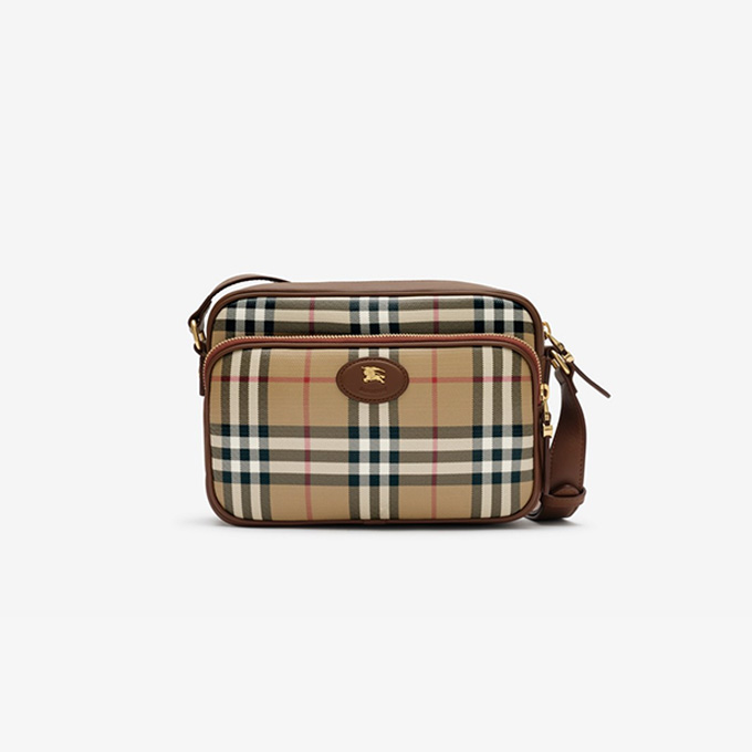 burberry vintage check pocket crossbody bag